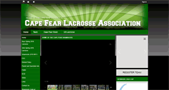 Desktop Screenshot of capefearlacrosse.org